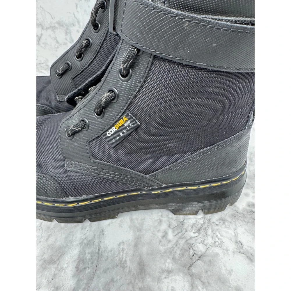 Dr. Martens Combs Tech 🖤II Cordura Black Utility Boots Zip Front Tactical